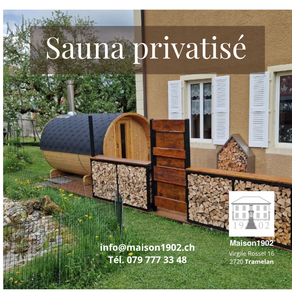 Sauna privatisé